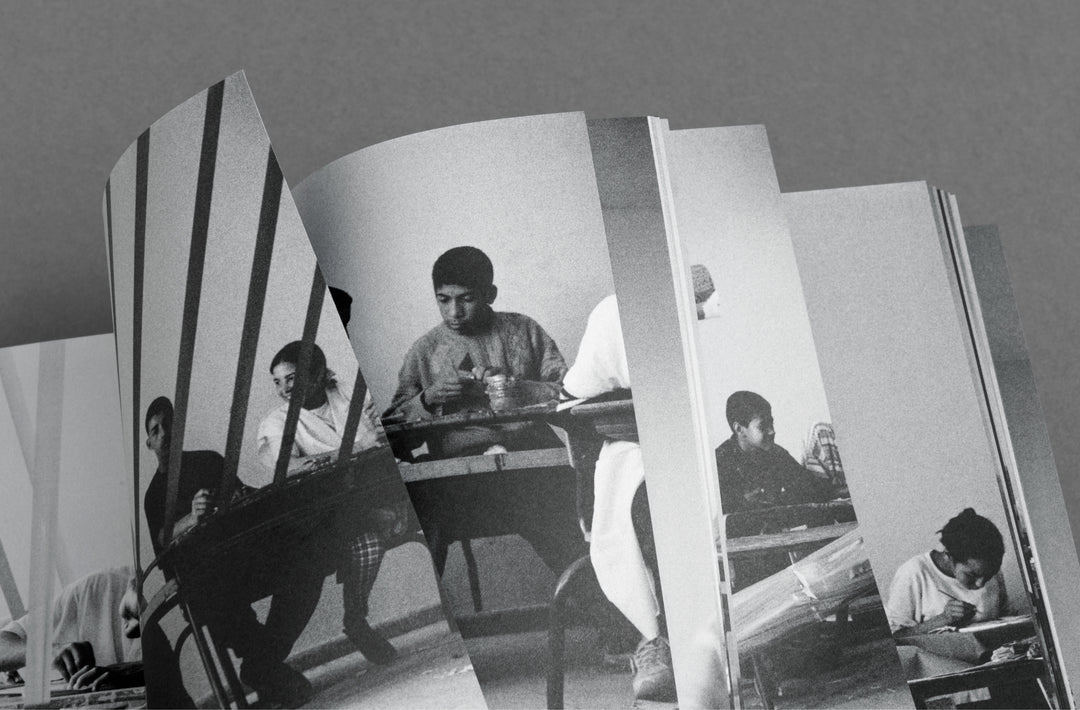 Hicham Benohoud – The Classroom, book published by Loose Joints. Edited by Sarah Chaplin Espenon.
