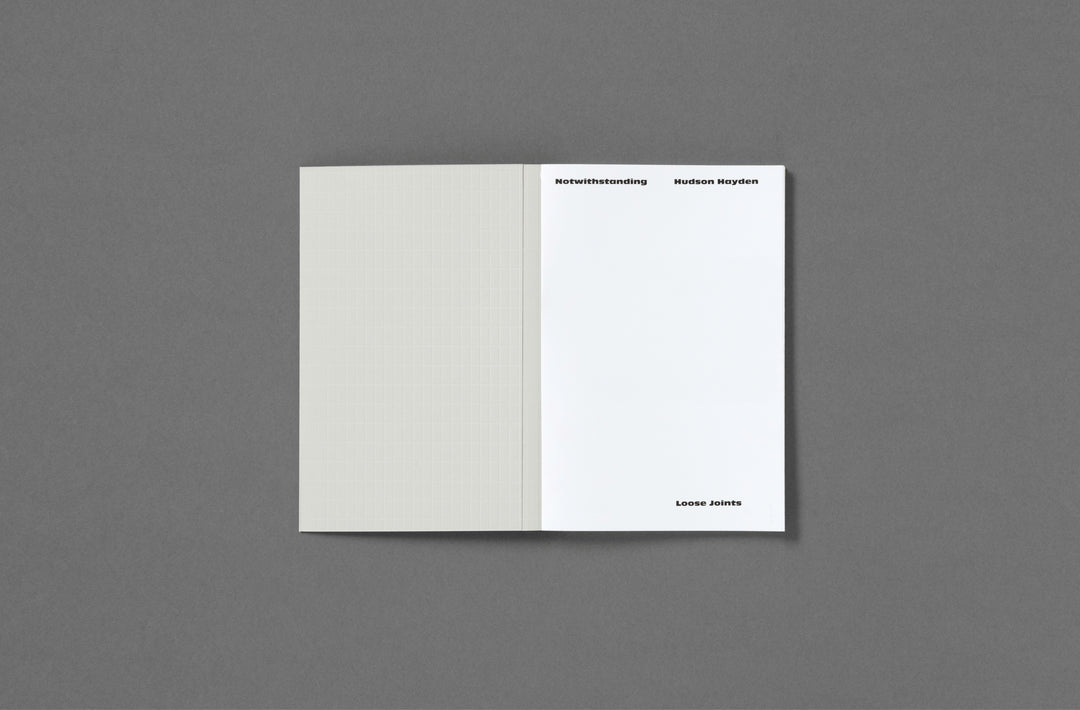Hudson Hayden – Notwithstanding