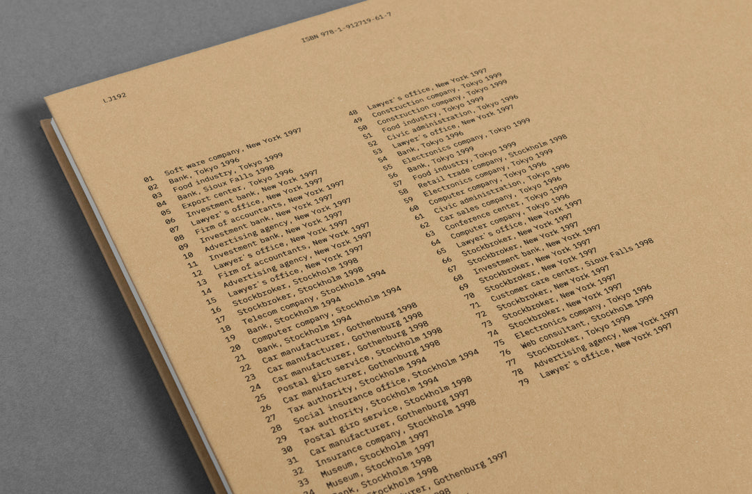 Lars Tunbjörk – Office / LA Office, book published by Loose Joints.