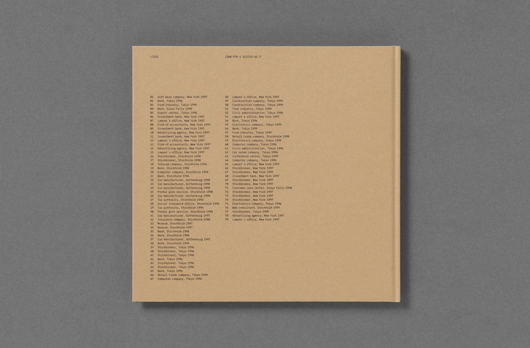 Lars Tunbjörk – Office / LA Office, book published by Loose Joints.