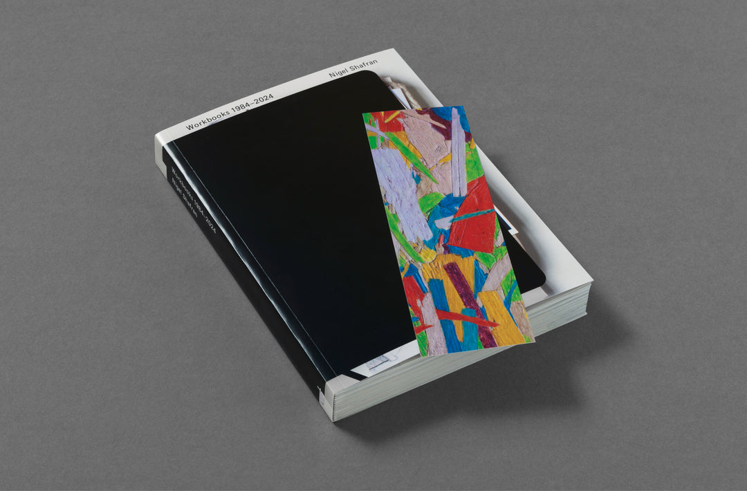 Nigel Shafran – Workbooks, book of scrapbooks designed by Linda Van Deursen, published by Loose Joints.