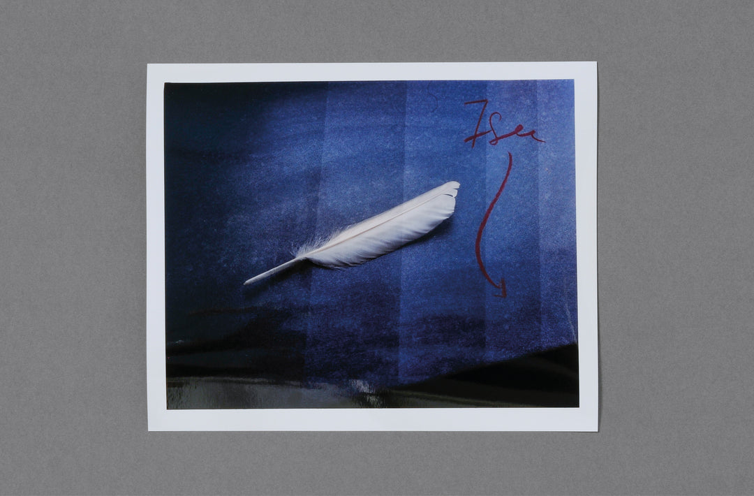 Oliver Frank Chanarin – A Perfect Sentence Special Edition, unique, handprinted and annotated by the artist. Loose joints.