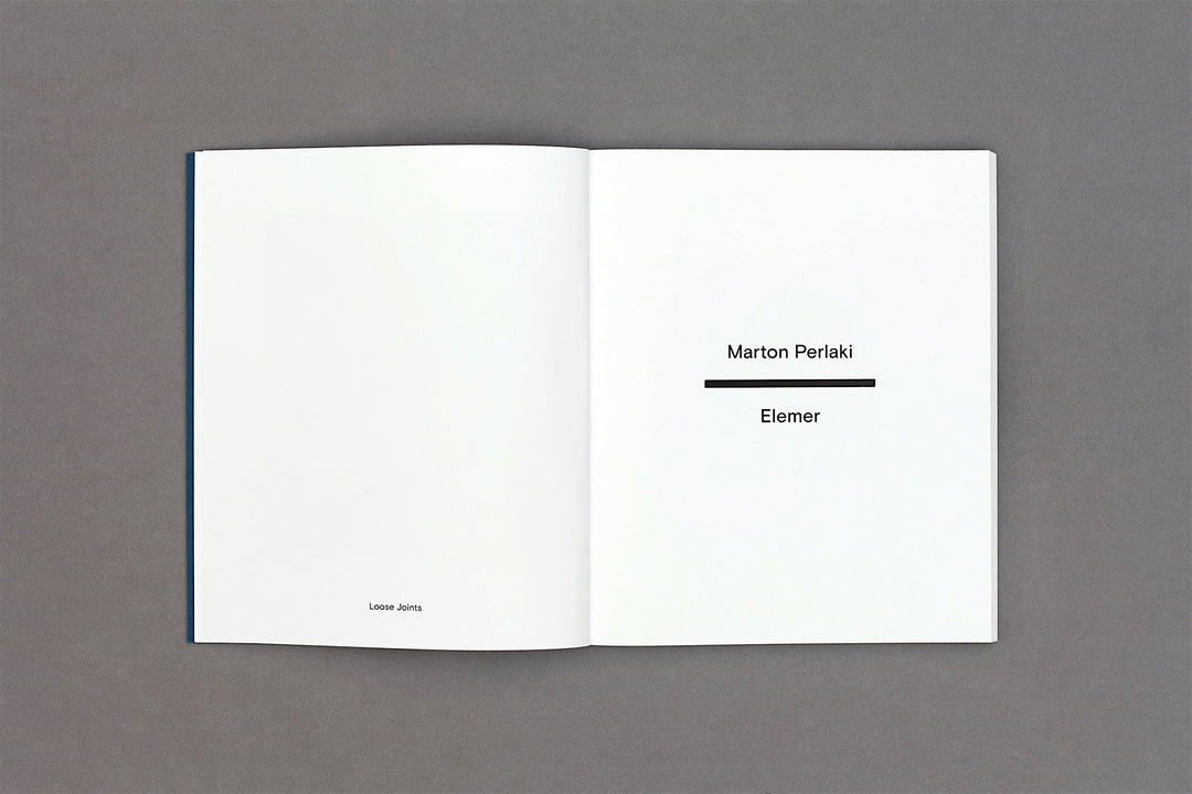 Marton Perlaki - Elemer - Loose Joints Publishing