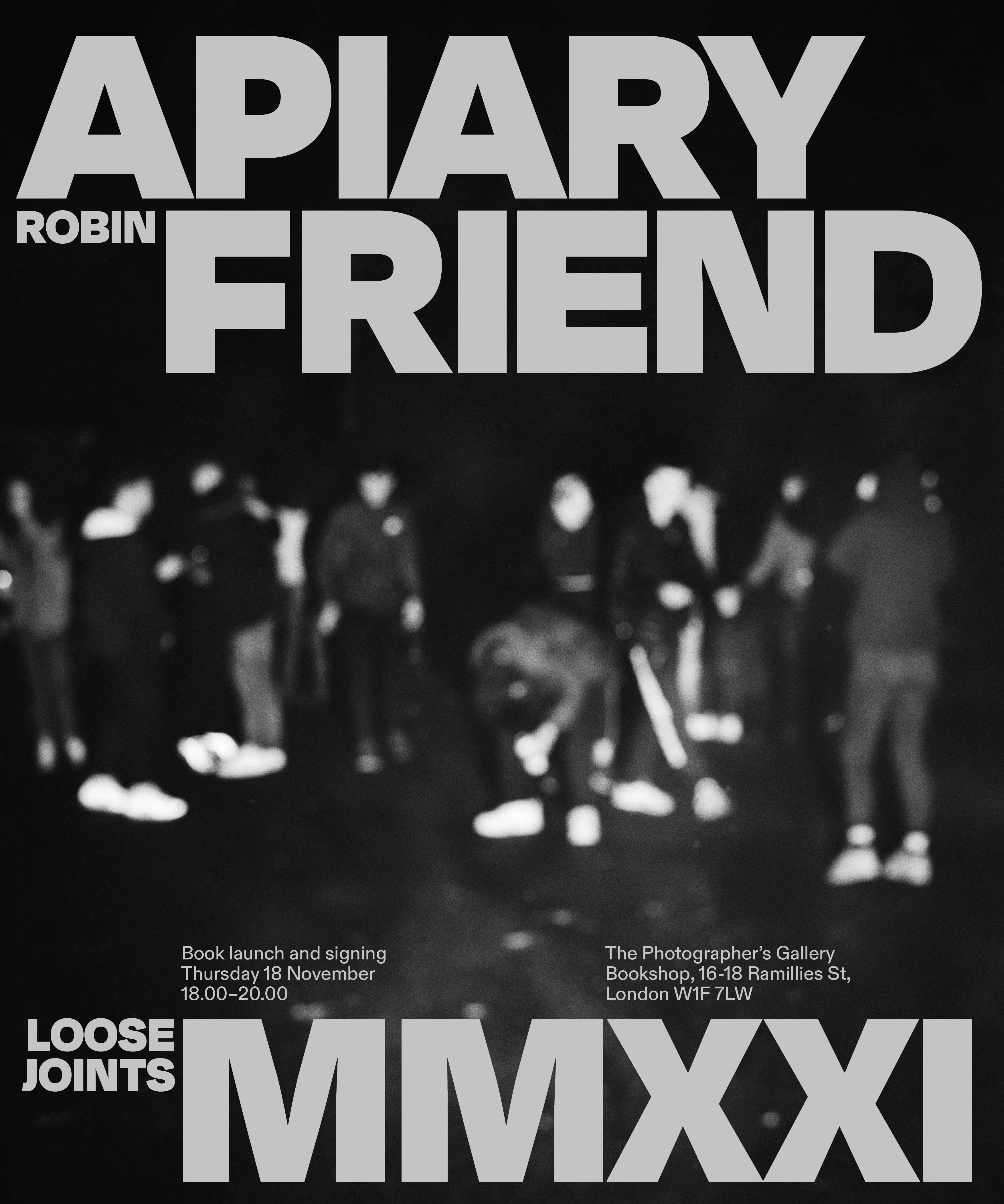 Robin Friend book launch at The Photographer's Gallery Bookshop, Londo ...