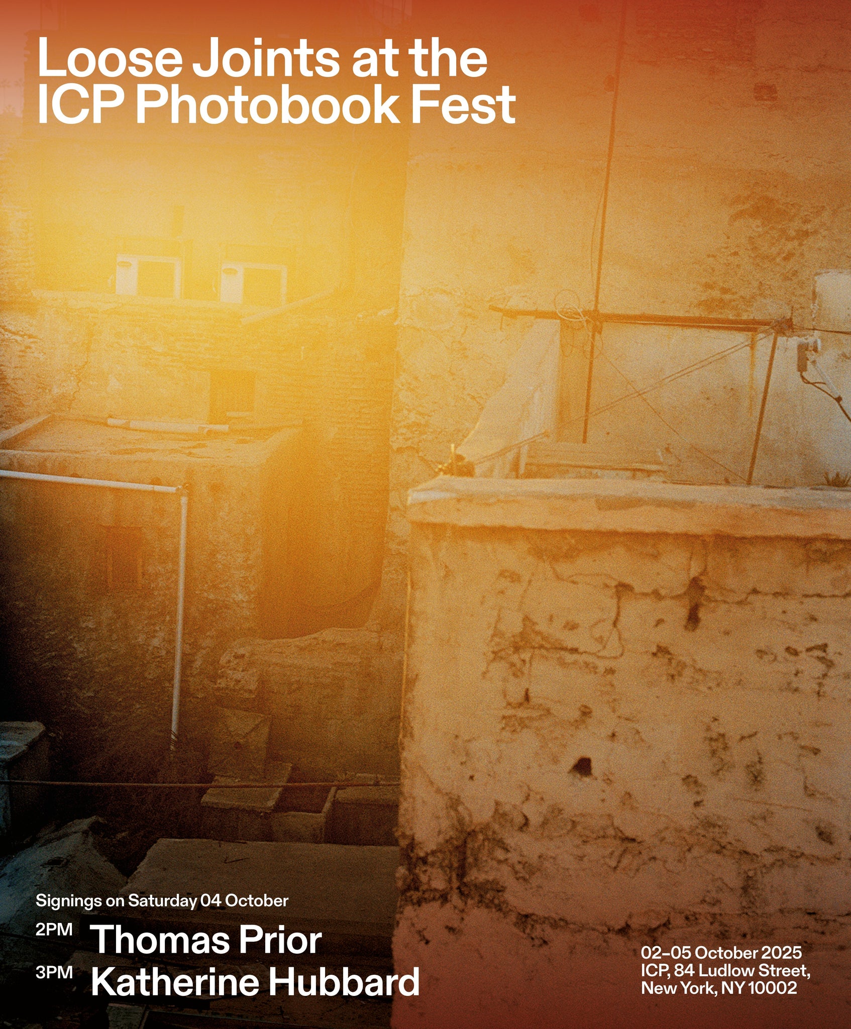 Loose Joints at the ICP Photobook Fest