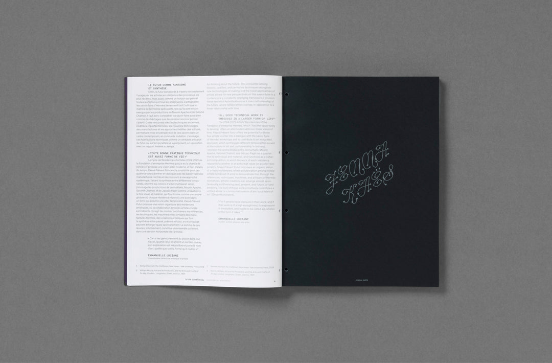 Passé Présent Futur: the Fondation d’entreprise Hermès Artists' Residencies curated by Emmanuelle Luciani