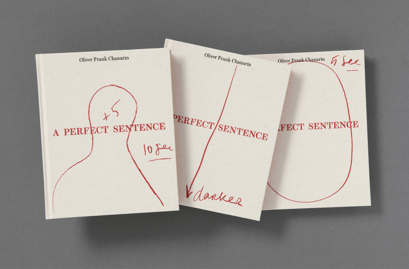 Oliver Chanarin – A Perfect Sentence book published by Loose Joints, edited by Sarah Chaplin Espenon.