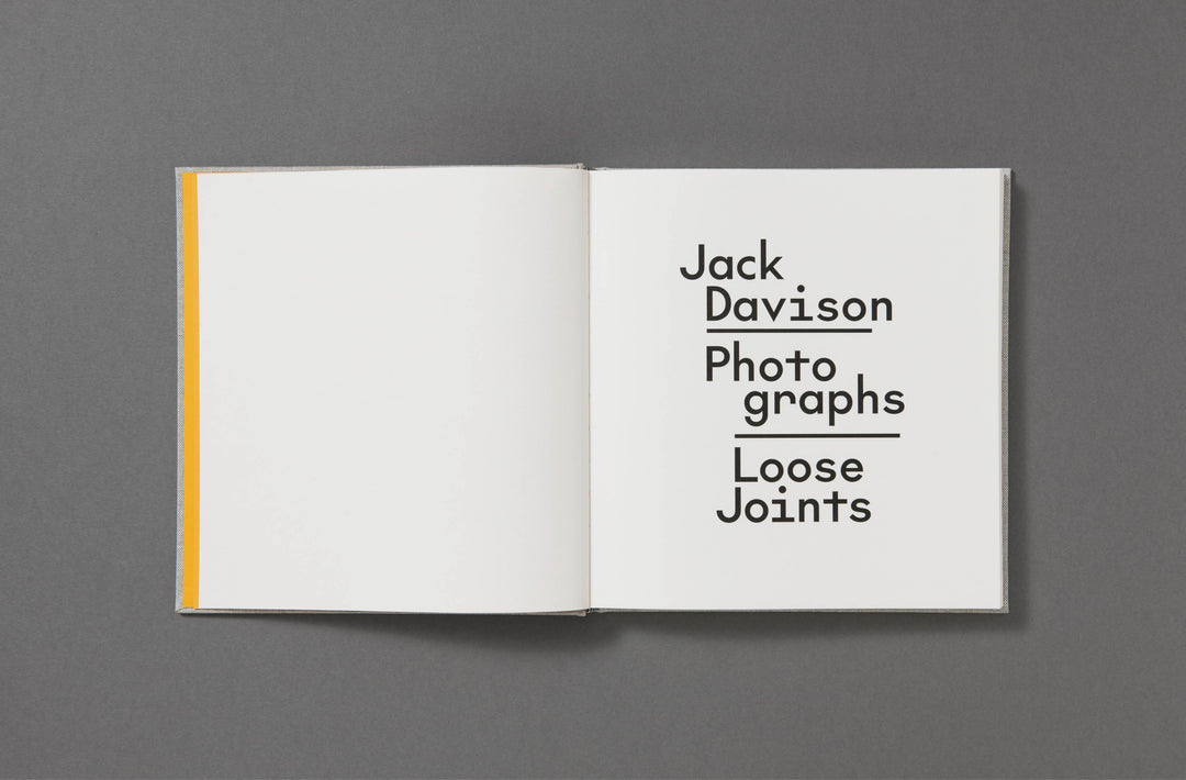 Jack Davison – Photographs Signed First Edition